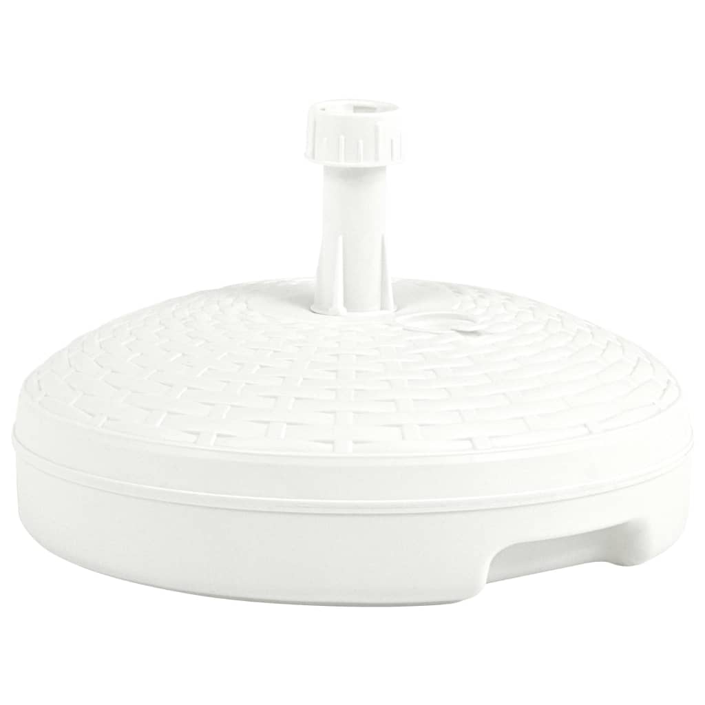 Sonnenschirmständer Sand/Wasser 20 L Kunststoff Rattan