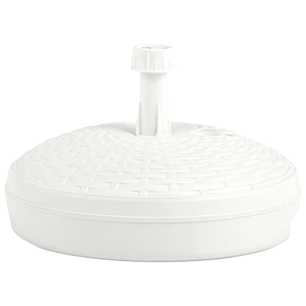 Sonnenschirmständer Sand/Wasser 20 L Kunststoff Rattan