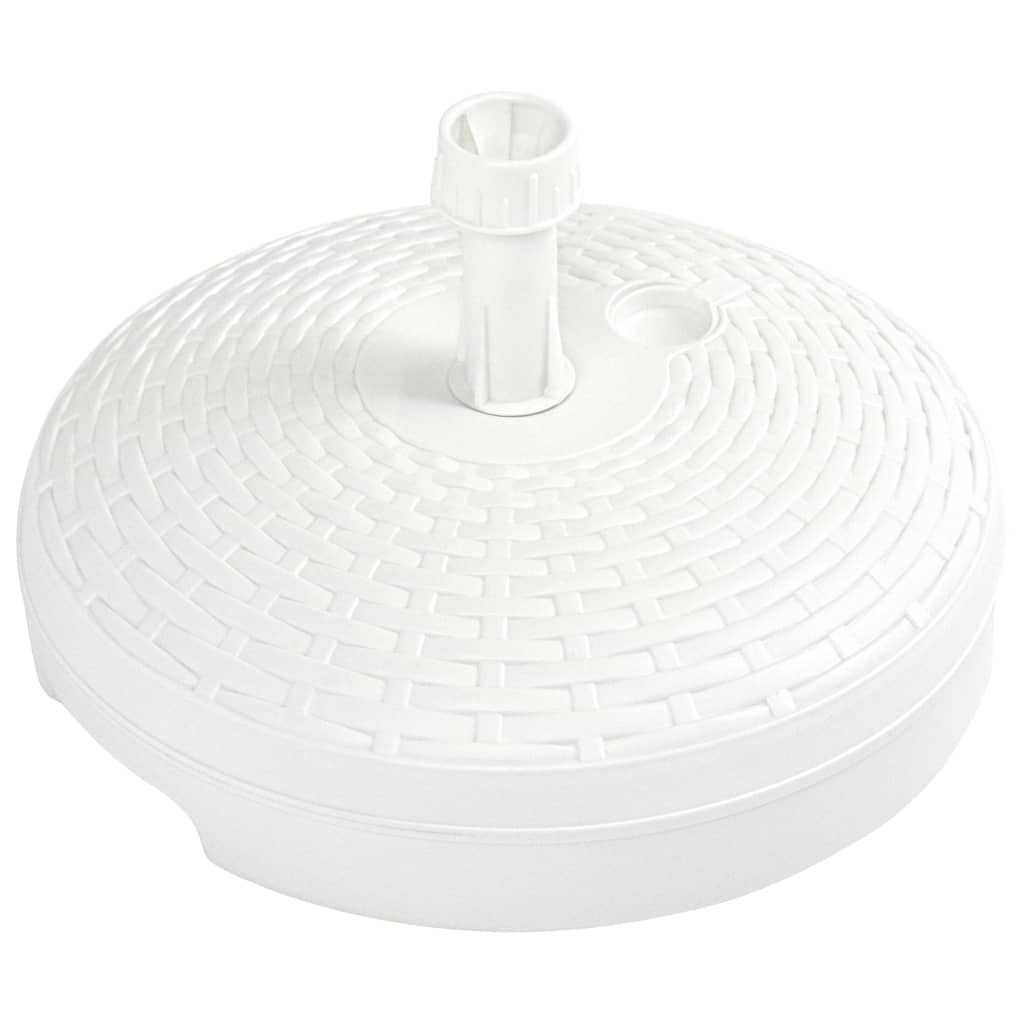 Sonnenschirmständer Sand/Wasser 20 L Kunststoff Rattan