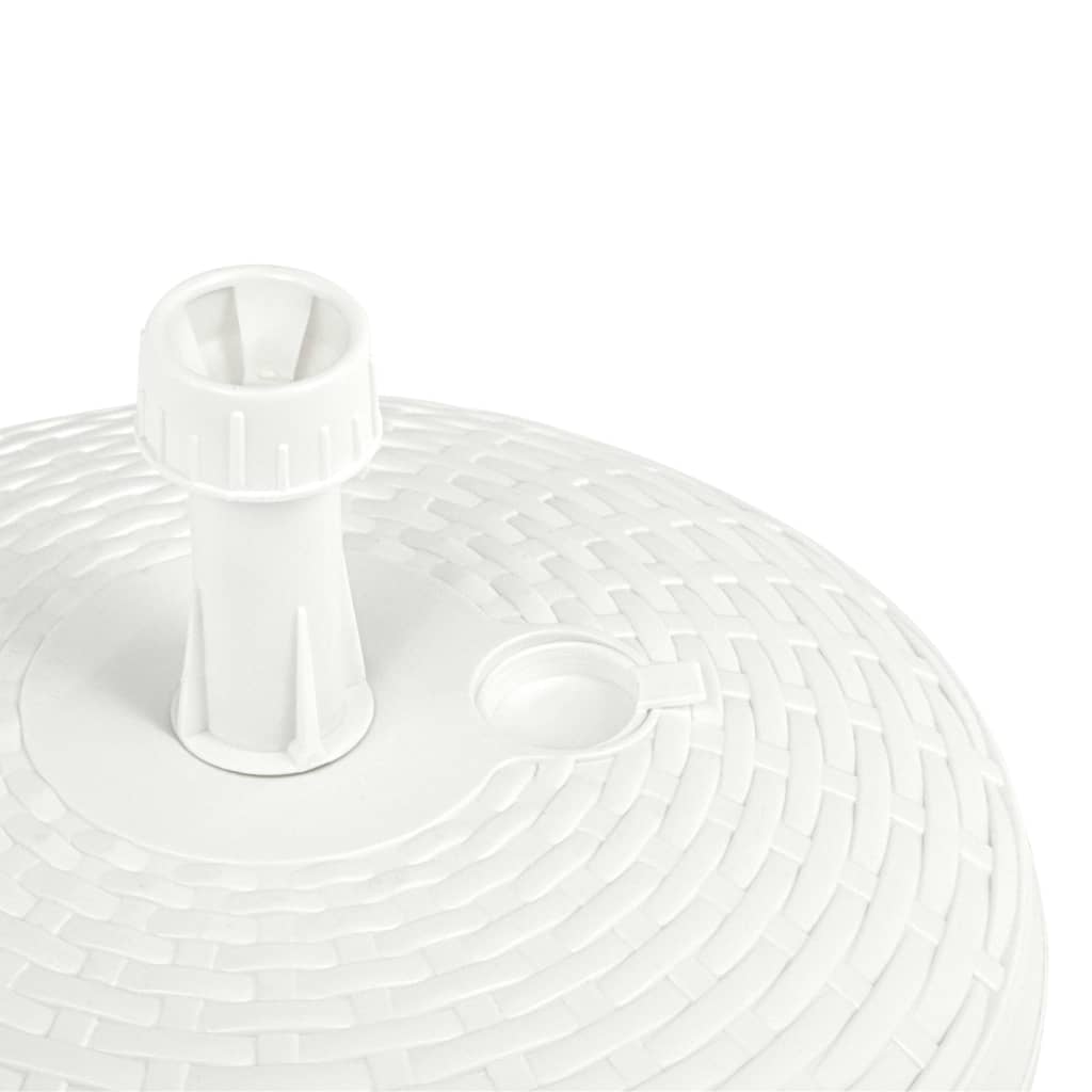 Sonnenschirmständer Sand/Wasser 20 L Kunststoff Rattan