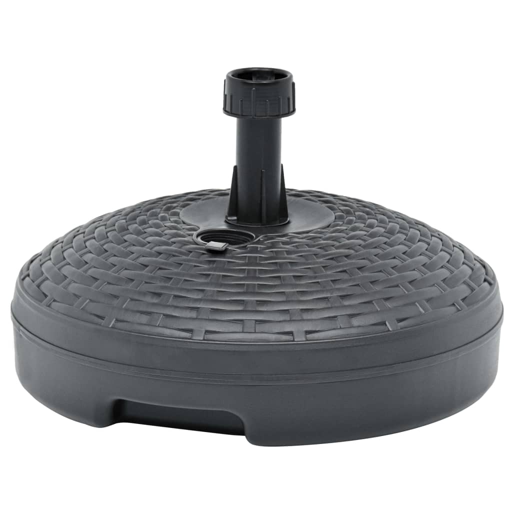 Sonnenschirmständer Sand/Wasser 20 L Kunststoff Rattan