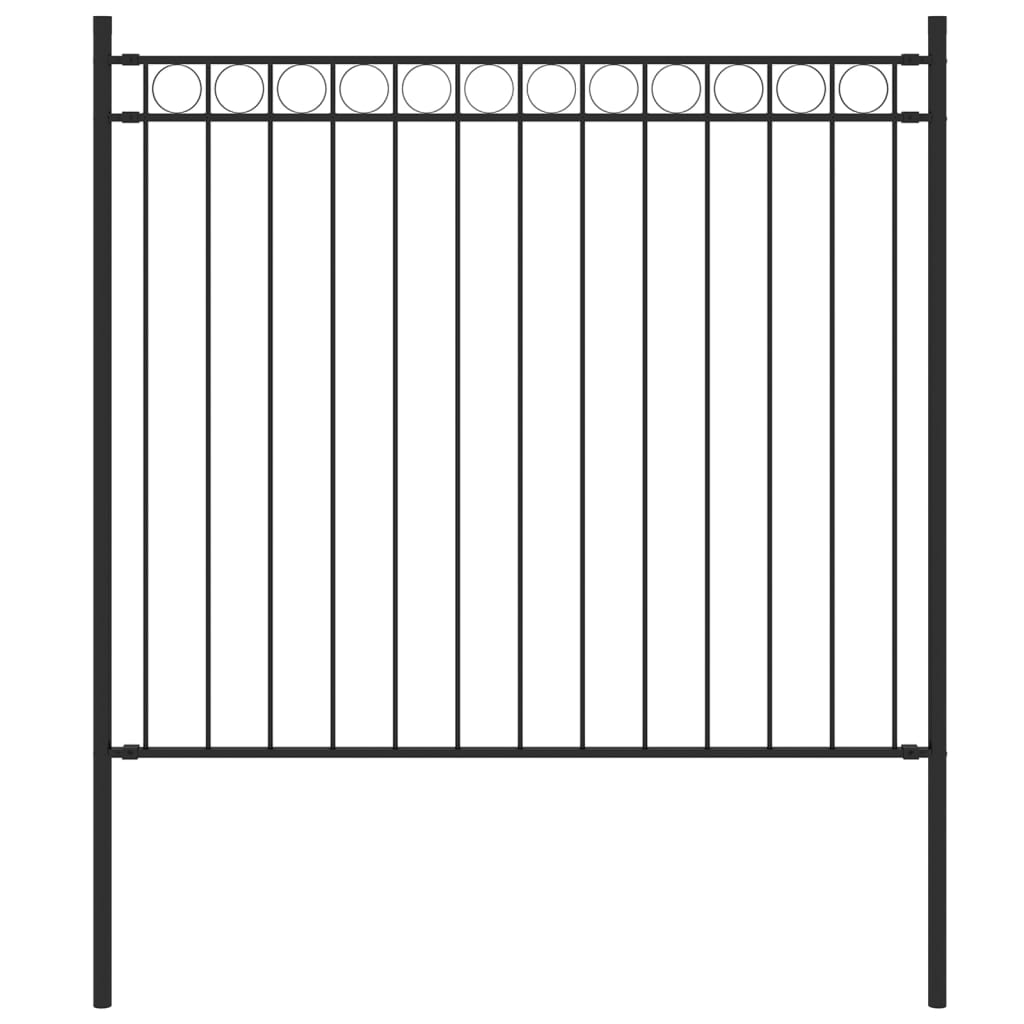 Gartenzaun Assen Stahl 1,7 X 1 M