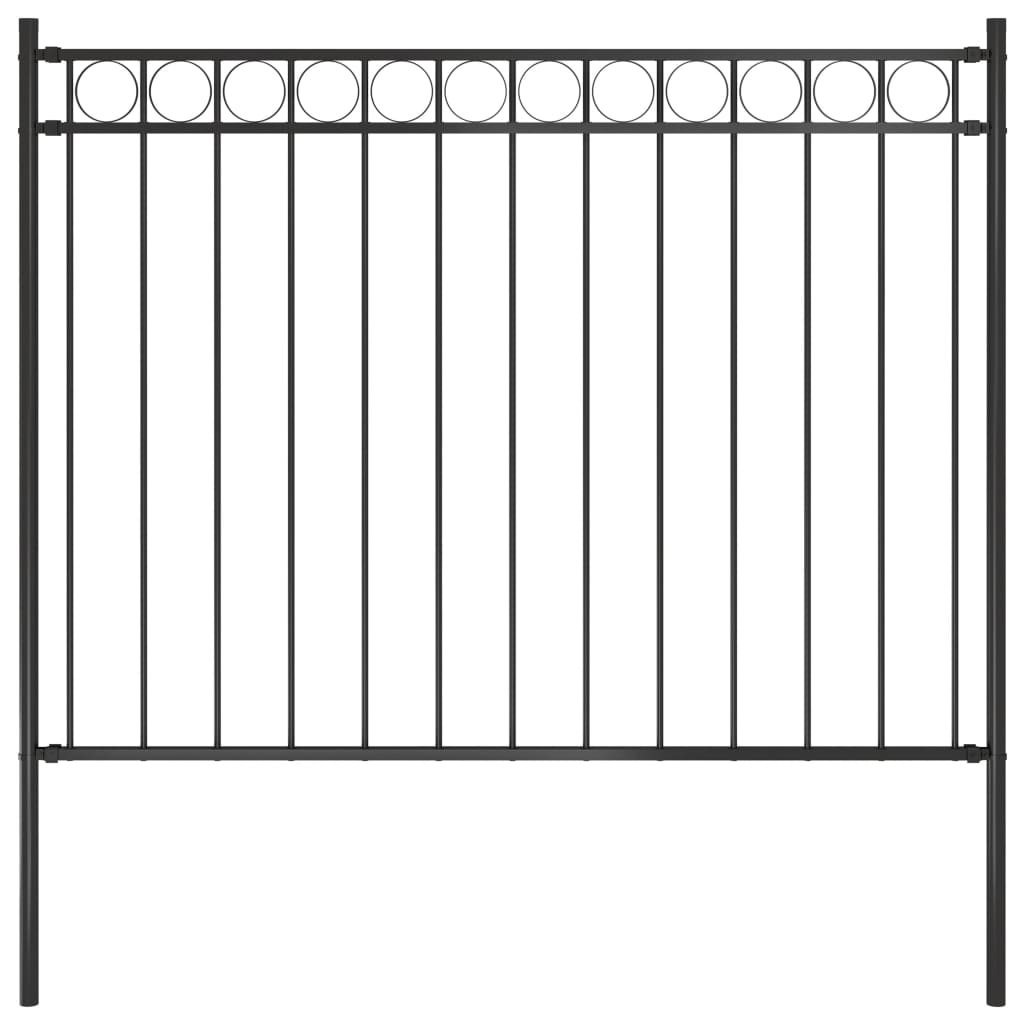 Gartenzaun Assen Stahl 1,7 X 1 M