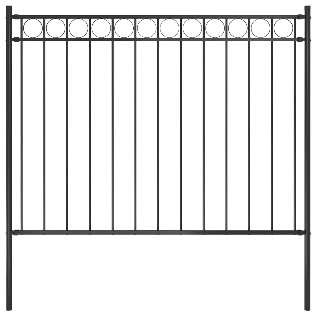 Gartenzaun Assen Stahl 1,7 X 1 M