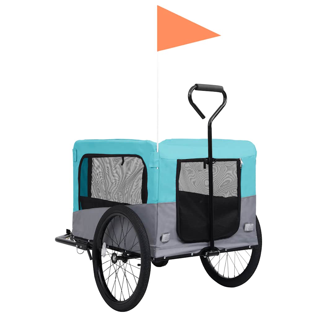 2-In-1 Fahrradanhänger Für Hunde Und Buggy