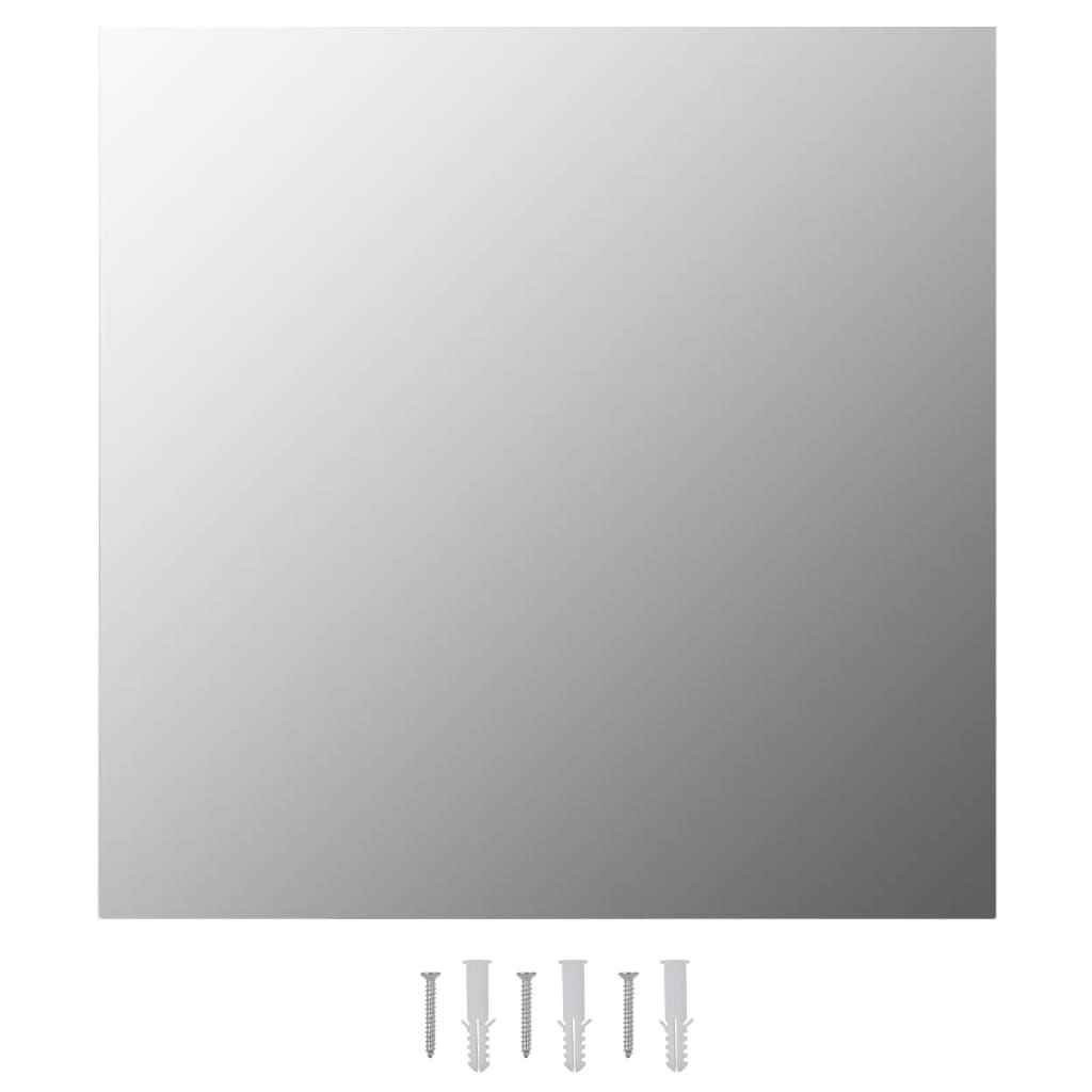 Wandspiegel 2 Stk. Quadratisch Glas