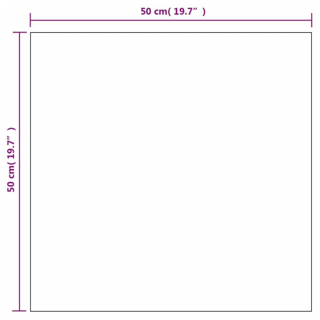 Wandspiegel 2 Stk. Quadratisch Glas