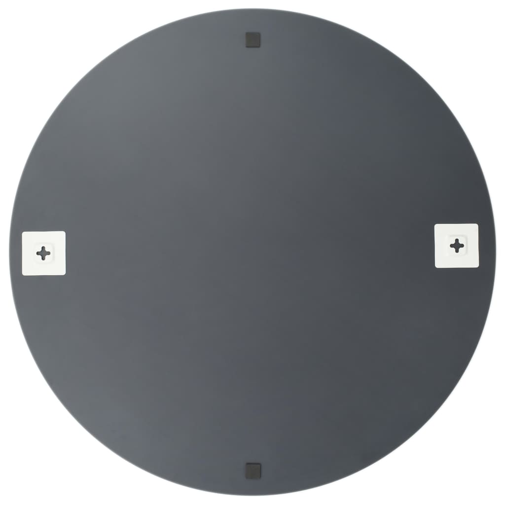 Wandspiegel 2 Stk. 50 Cm Rund Glas
