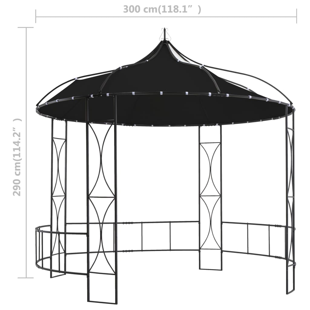 Pavillon 300 X 290 Cm Rund