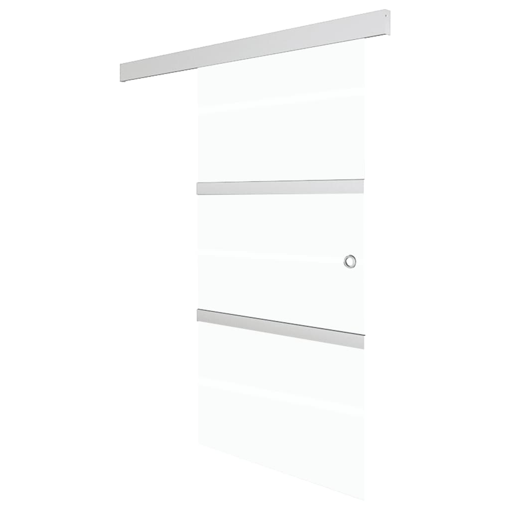 Schiebetür Mit Softclose Esg-Glas Und Aluminium