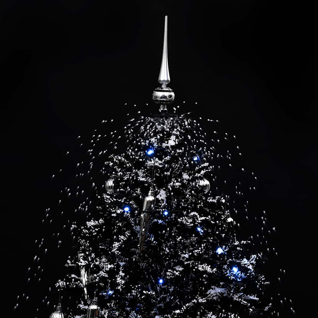 Schneiender Weihnachtsbaum Mit Schirmfuß 140 Cm Pvc Schwarz