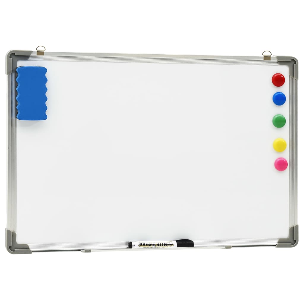 Magnetisches Whiteboard Weiß Stahl