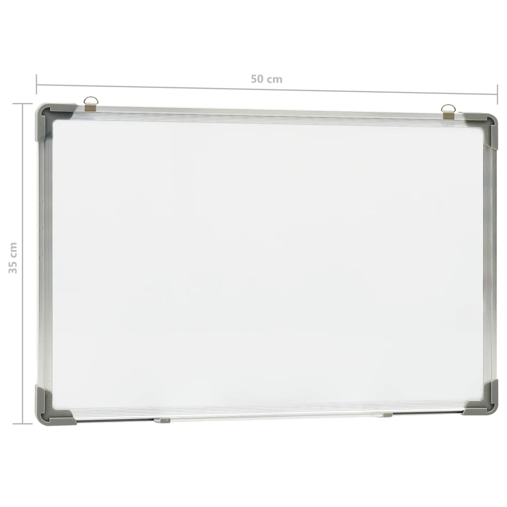 Magnetisches Whiteboard Weiß Stahl
