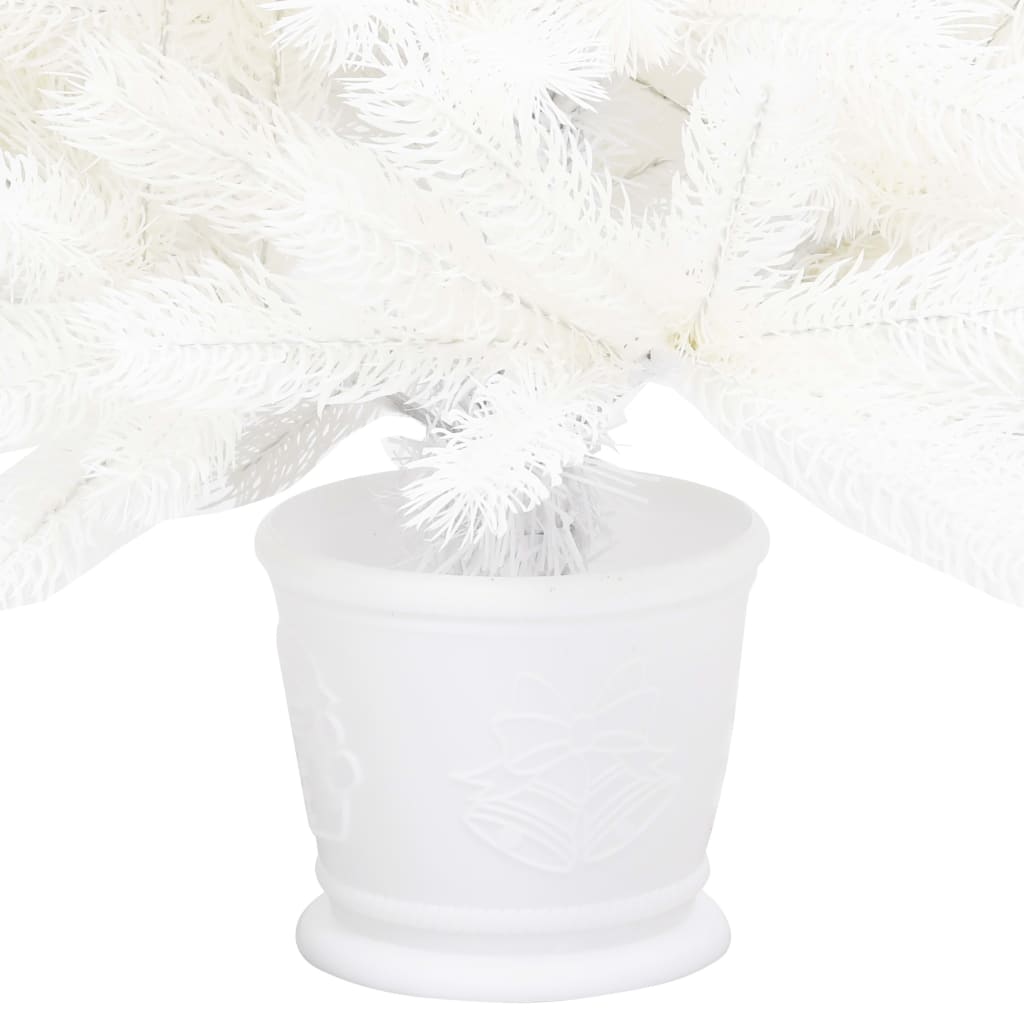 Künstlicher Weihnachtsbaum Naturgetreue Nadeln Weiß