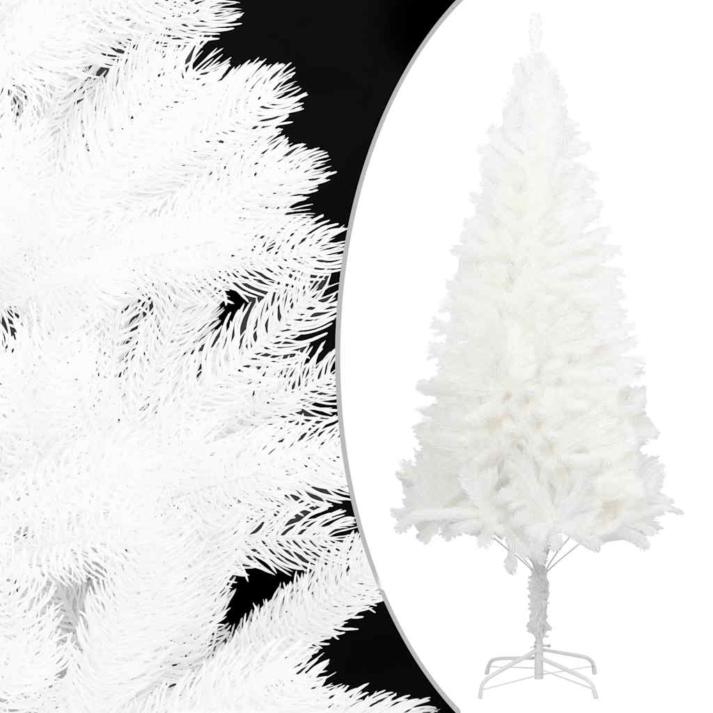 Künstlicher Weihnachtsbaum Naturgetreue Nadeln Weiß