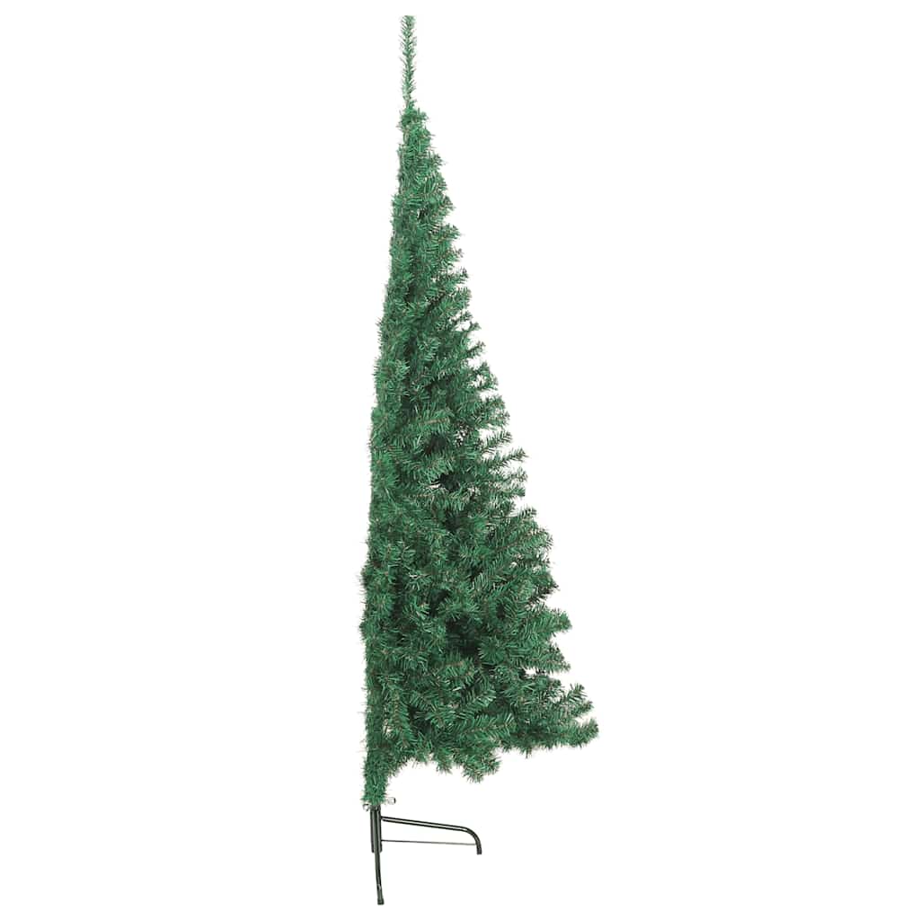Künstlicher Halb-Weihnachtsbaum Mit Ständer 210 Cm Pvc Grün