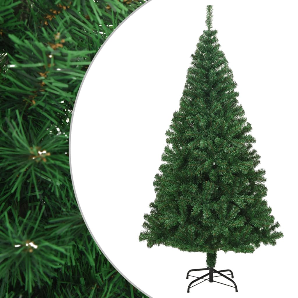 Künstlicher Weihnachtsbaum Mit Dicken Zweigen 240 Cm Pvc Grün
