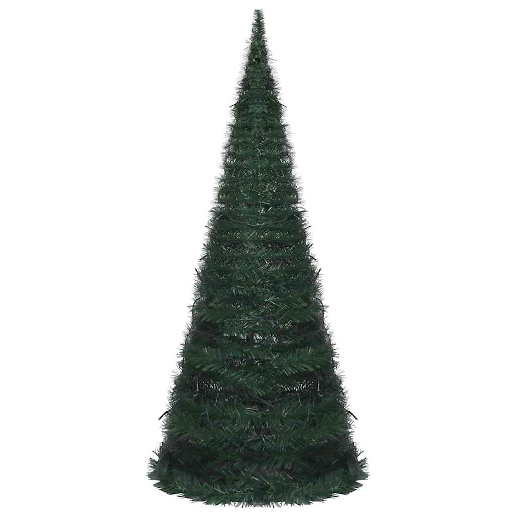 Künstlicher Pop-Up-Weihnachtsbaum Mit Beleuchtung Grün 210 Cm