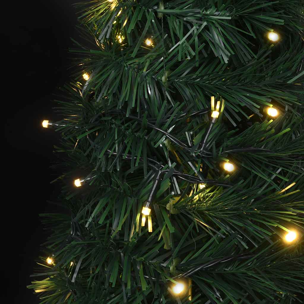 Künstlicher Pop-Up-Weihnachtsbaum Mit Beleuchtung Grün 210 Cm