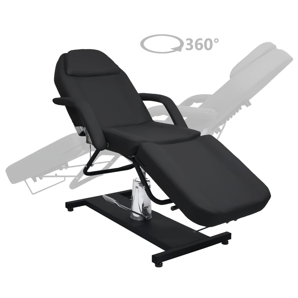 Massagetisch Schwarz 180X62X(87-112) Cm