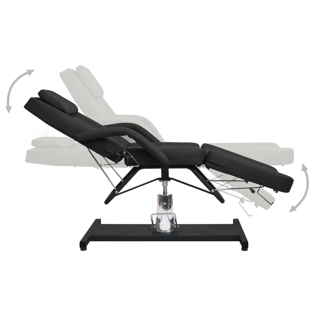 Massagetisch Schwarz 180X62X(87-112) Cm