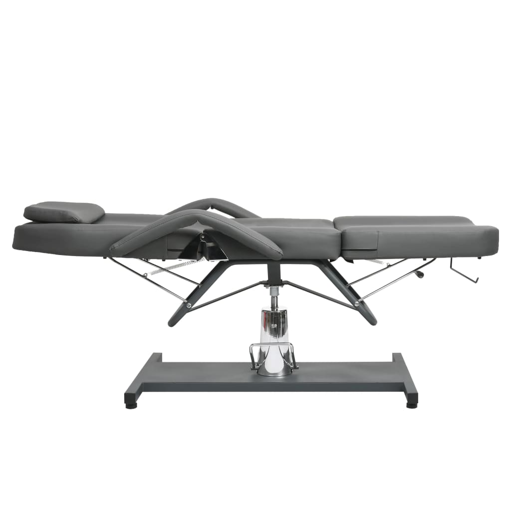 Massagetisch Grau 180X62X(87-112) Cm