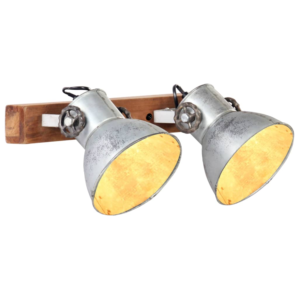 Wandlampe Industriestil N 45X25 Cm E27 Silber