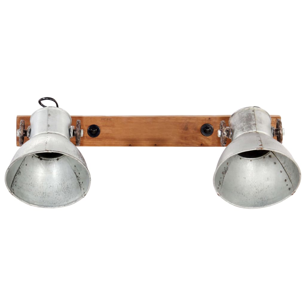 Wandlampe Industriestil N 45X25 Cm E27 Silber