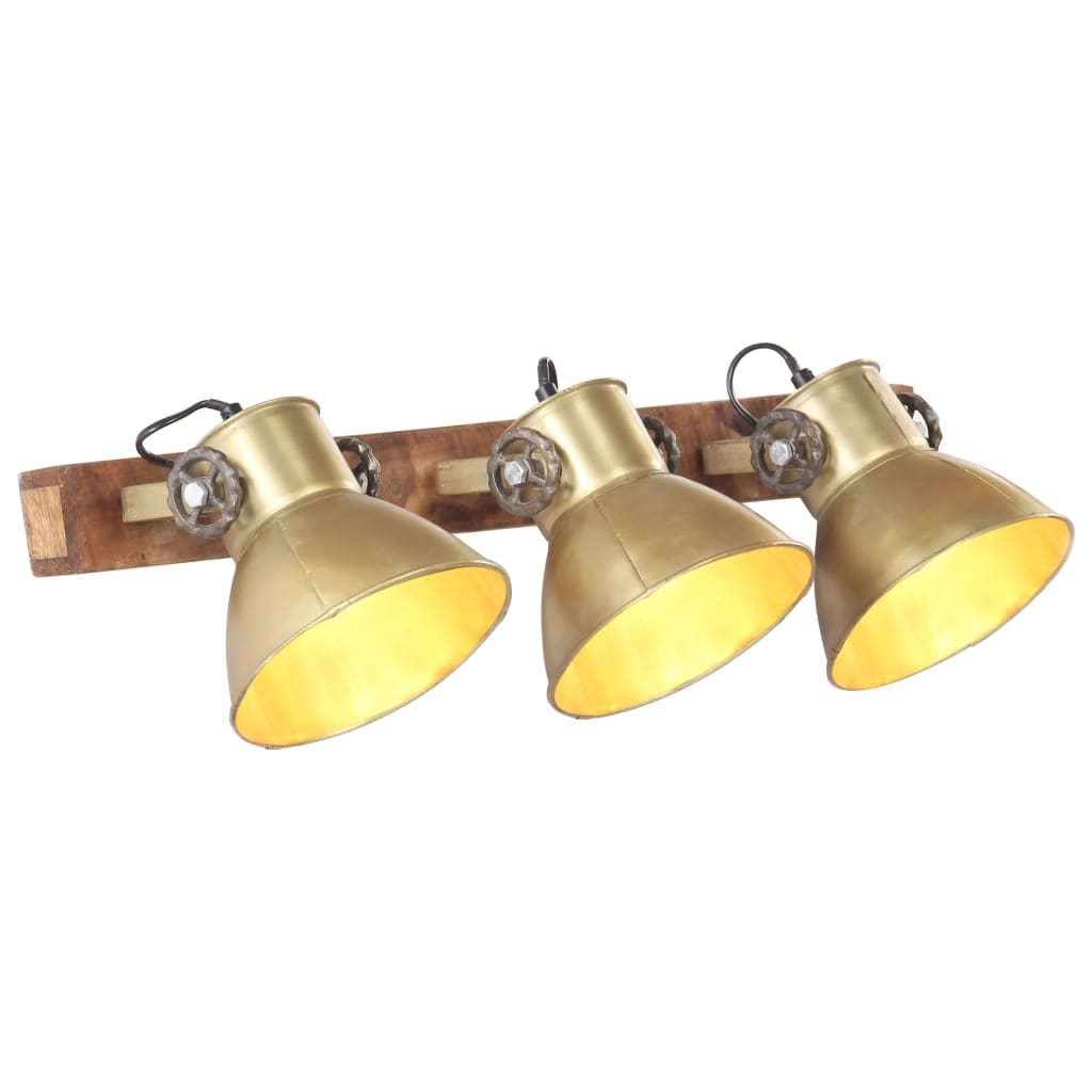 Wandlampe Industriestil 45X25 Cm E27 Messing