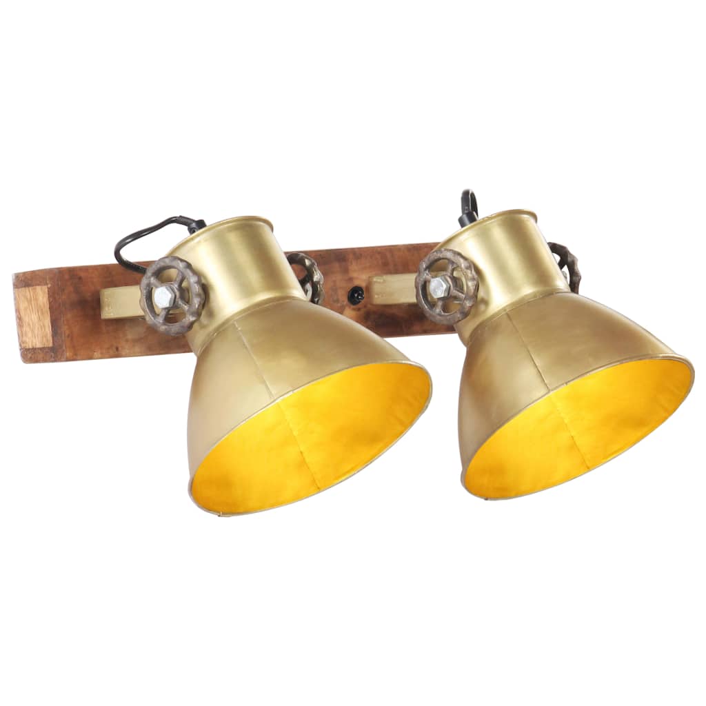 Wandlampe Industriestil 45X25 Cm E27 Messing