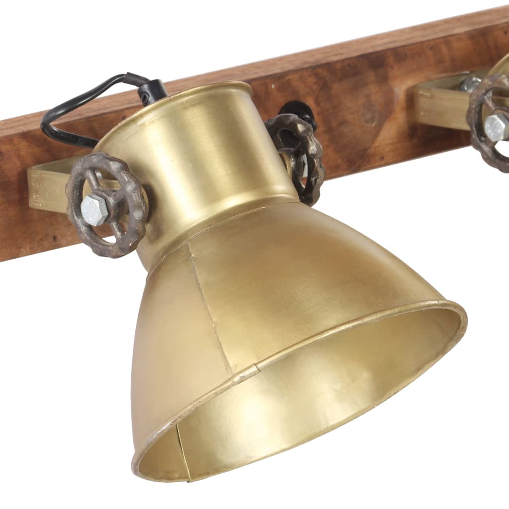 Wandlampe Industriestil 45X25 Cm E27 Messing