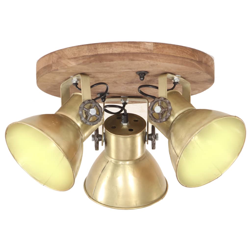 Wandlampe Industriestil 45X25 Cm E27 Messing