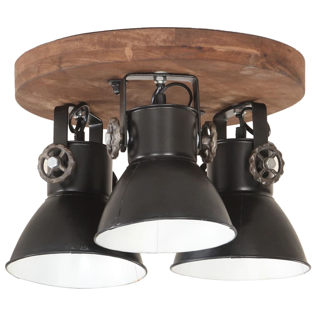 Deckenlampe Industriestil 25 W 42X27 Cm E27 Schwarz