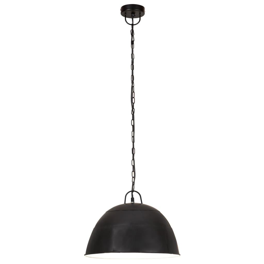 Hängelampe Vintage Industriestil 25 W Rund 41 Cm E27 Schwarz