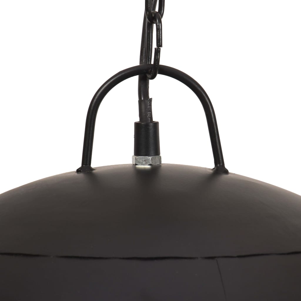 Hängelampe Vintage Industriestil 25 W Rund 41 Cm E27 Schwarz