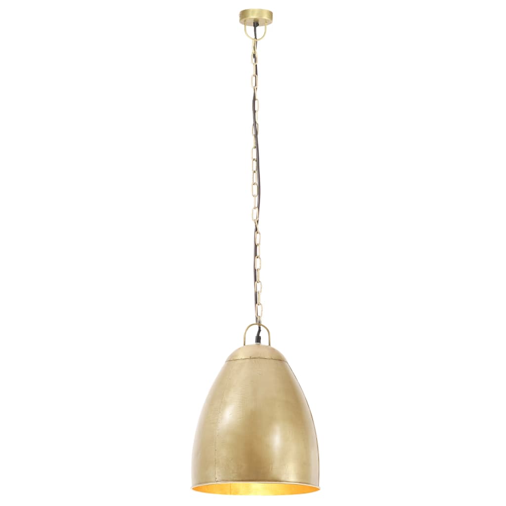 Hängelampe Industriestil 25 W Rund 32 Cm E27 Messing