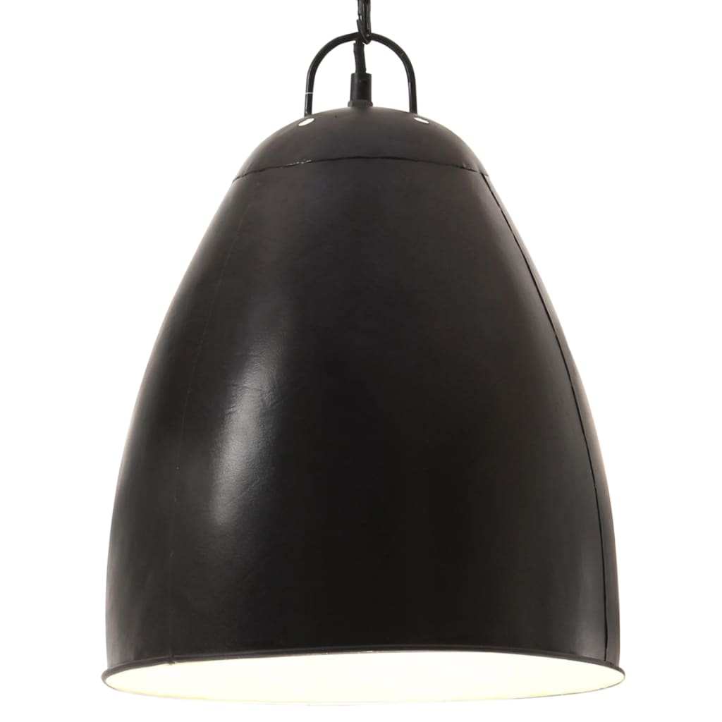 Hängelampe Industriestil 25 W Rund 42 Cm E27 Schwarz