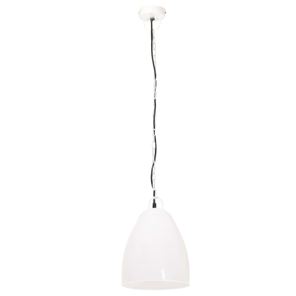 Hängelampe Industriestil 25 W Rund 32 Cm E27 Weiß