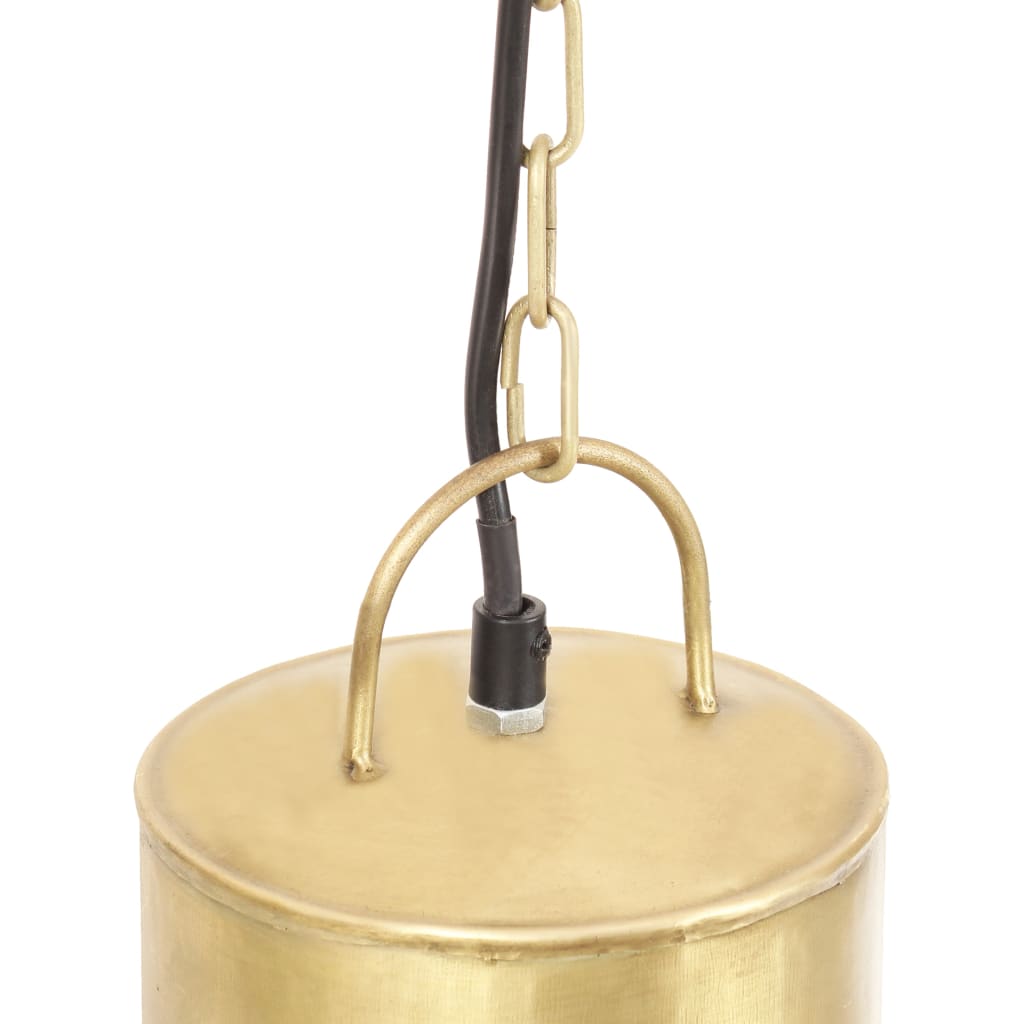 Hängelampe 25 W Rund 48 Cm E27 Messing