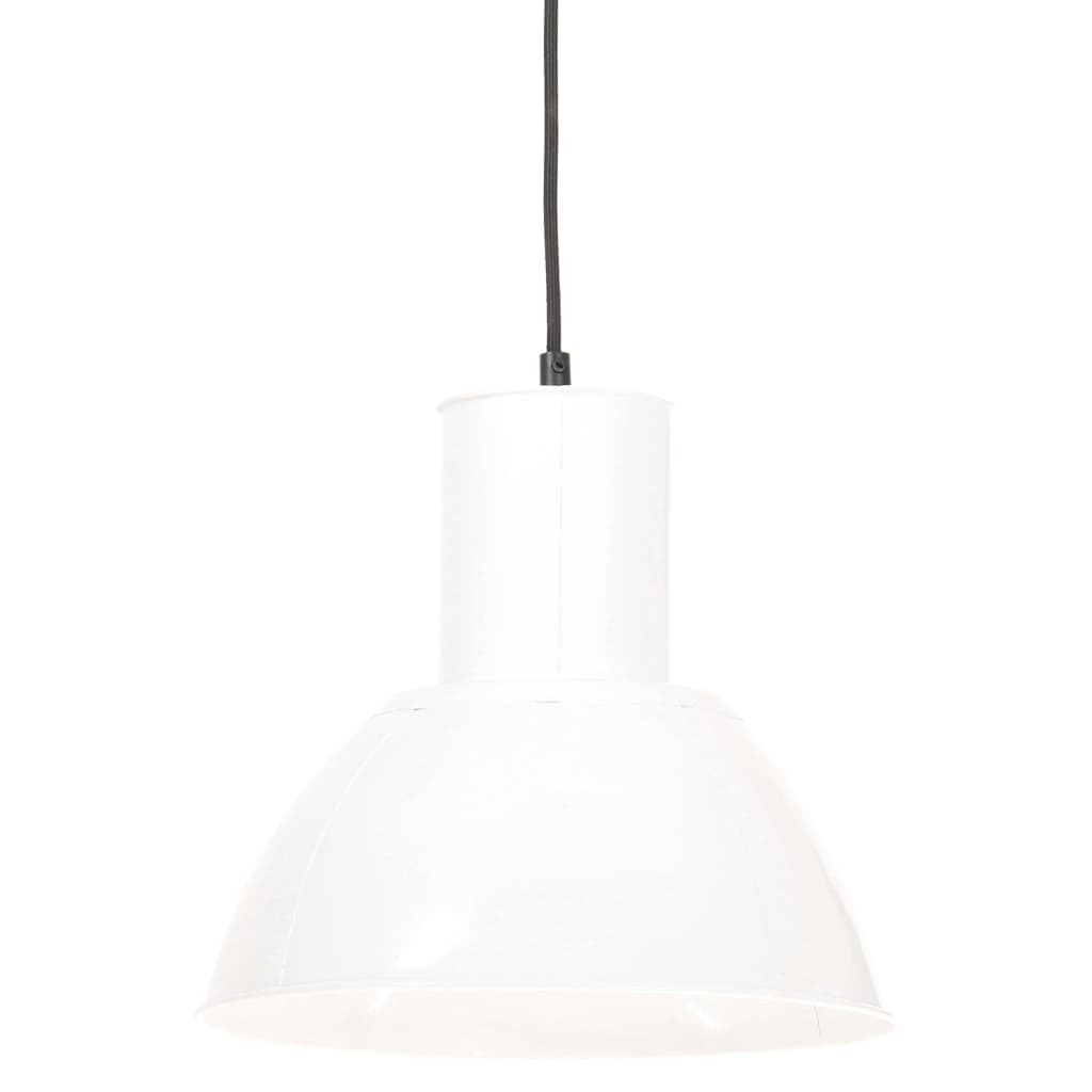 Hängelampe 25 W Rund 28,5 Cm E27 Weiß