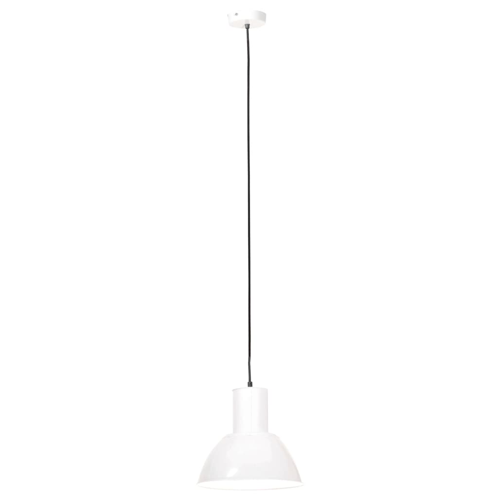 Hängelampe 25 W Rund 28,5 Cm E27 Weiß