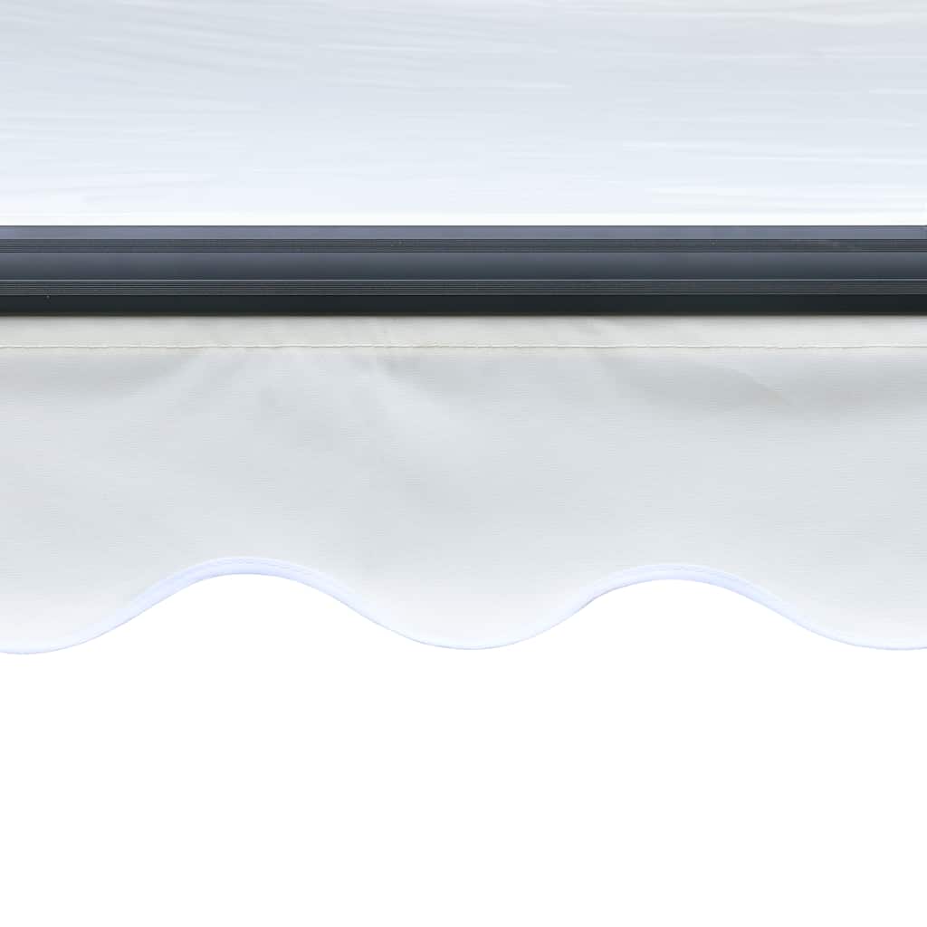 Markise Manuell Einziehbar Mit Led Creme