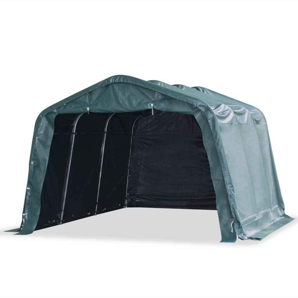 Weidezelt Pvc 550 G/M² 3,3×16 M Dunkelgrün