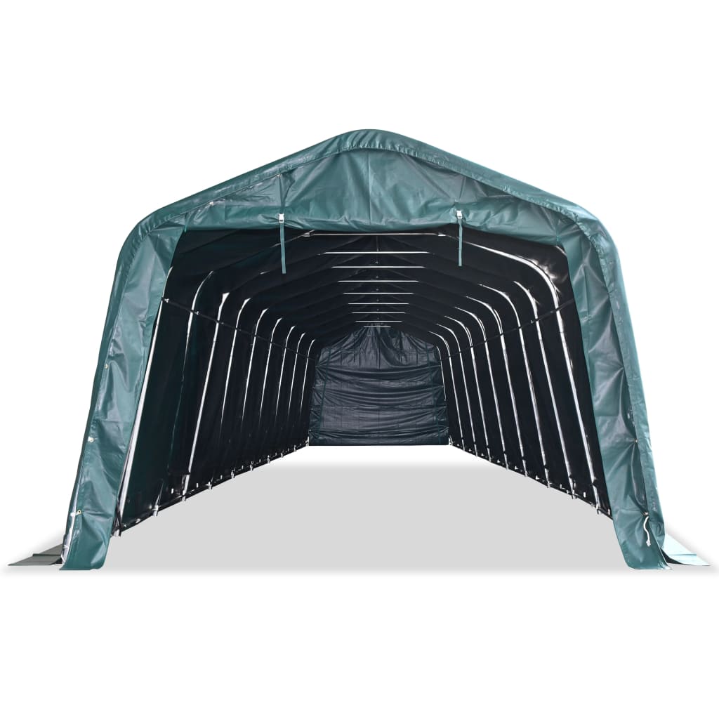 Weidezelt Pvc 550 G/M² 3,3×16 M Dunkelgrün