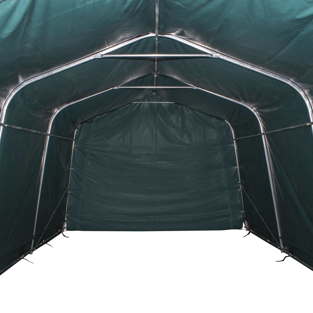 Weidezelt Pvc 550 G/M² 3,3×16 M Dunkelgrün