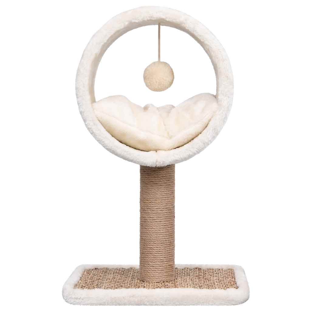 Katzen-Kratzbaum Mit Tunnel Und Spielzeug 56 Cm Seegras