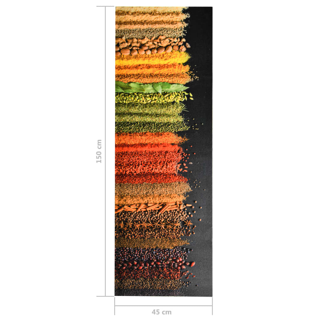 Küchenbodenmatte Waschbar Gewürze