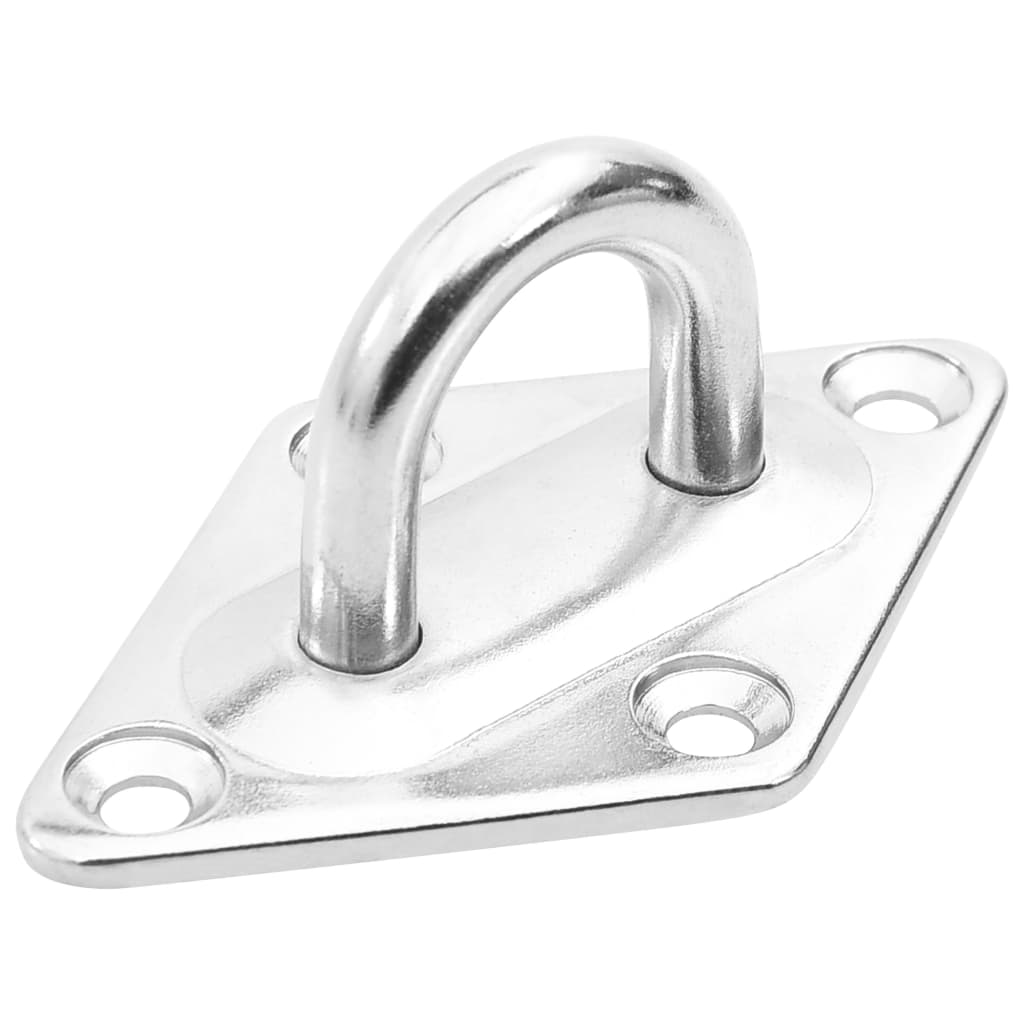 9-Tlg. Sonnensegel Zubehör-Set Edelstahl