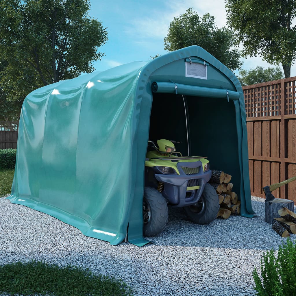 Garagenzelt Pvc 2,4X3,6 M Grün