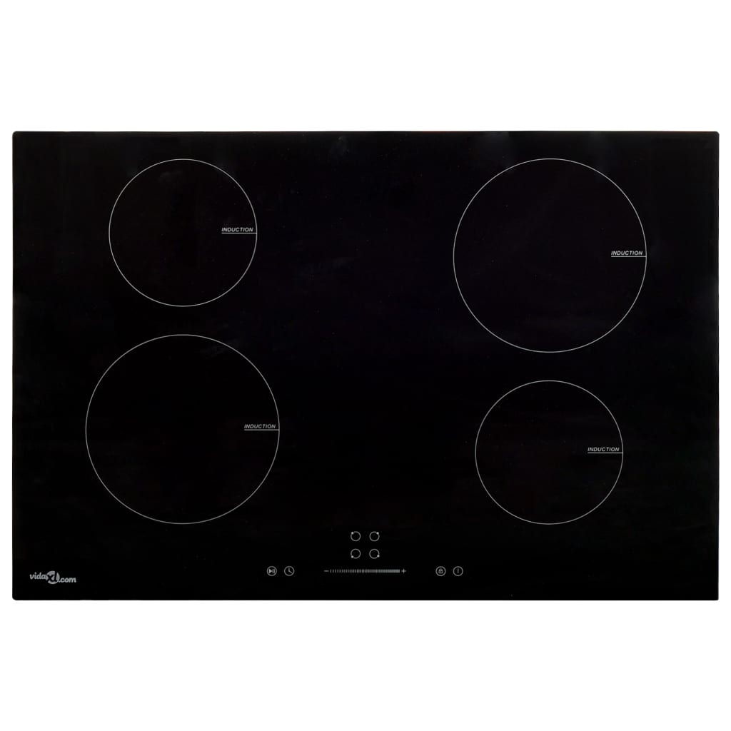 Induktionskochfeld Mit 4 Platten Touch Control Glas